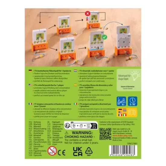 HABA Logic! CASE Starter Set - Brain Building Puzzles for Ages 7+ image {6}