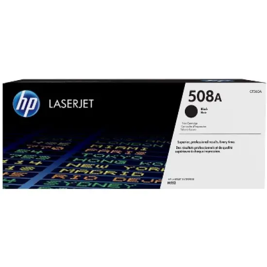 HP 508A Black Original LaserJet Toner Cartridge, ~6,000 pages, CF360A image {6}