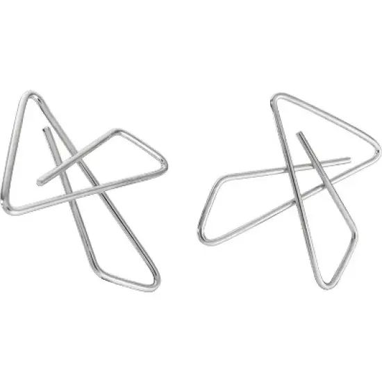 Officemate Butterfly Clamps #1 Silver 12/Box (99966) image {2}