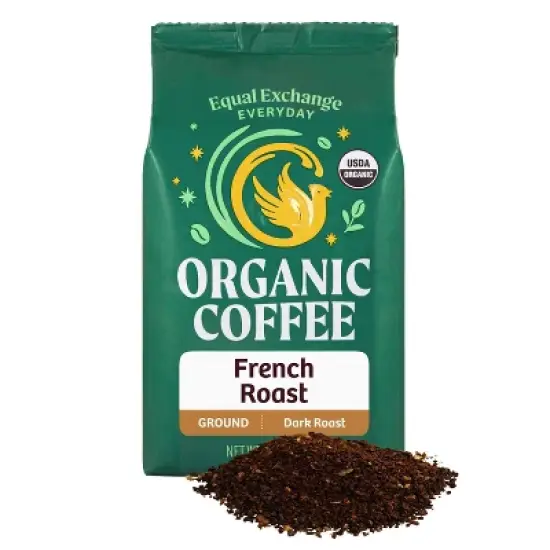 Equal Exchange Organic French Roast Ground Coffee - 9oz image {1}