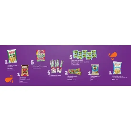 Snack Box Variety Pack (40 Count) Candy Gift Basket - College Student Care Package, Prime Food Arrangement Chips, Cookies, Bar's image {8}