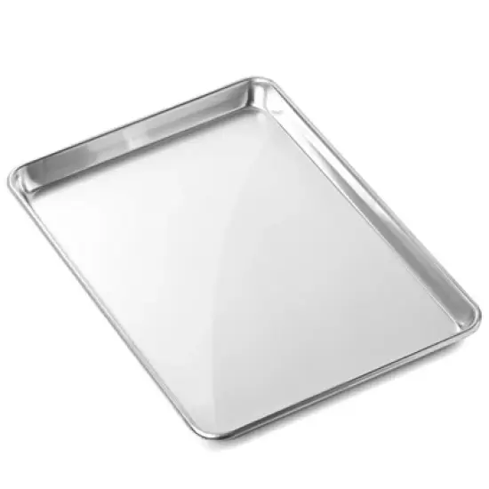 GRIDMANN Commercial Grade Aluminium Cookie Sheet Baking Tray - 6 Pans image {1}