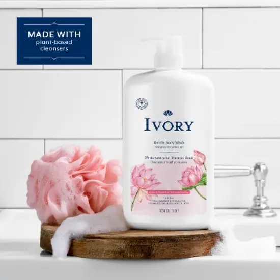 Ivory Mild & Gentle Body Wash - Water Lily Scent - 35 fl oz image {5}