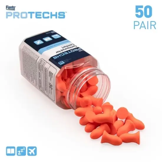 Flents PROTECHS Contoured for Comfort Ear Plugs image {3}