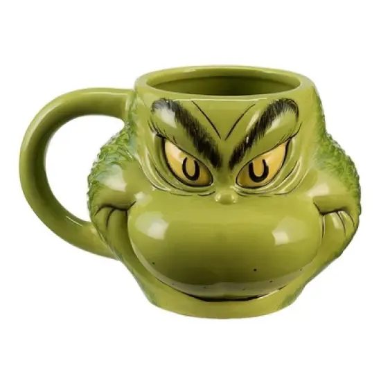 Grinch WHO Christmas Sculpted Mug image {1}