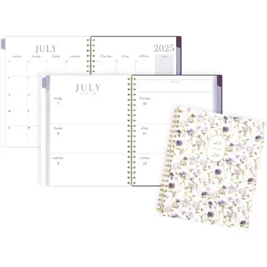 Leah Bisch for Cambridge 2025-2026 Weekly/Monthly Planner 3/4"x 9-3/8"x11" Pettie Floral image {1}