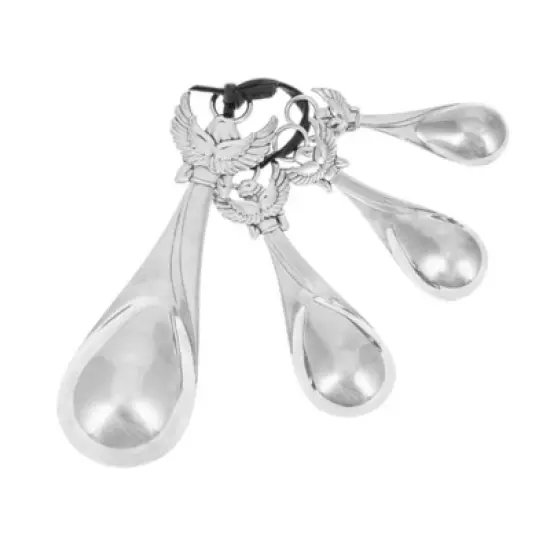 Ganz 4-Piece Zinc Alloy Measuring Spoon Set For Kitchen, Angels image {1}