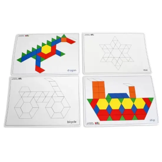 Learning Advantage Pattern Block Cards, Set of 20 image {6}
