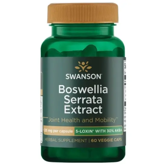 Swanson Boswellia Serrata Extract 125 mg 60 Veg Caps image {4}