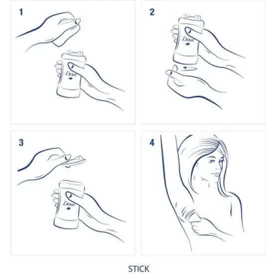 Dove Invisible Solid Antiperspirant Deodorant Stick Fresh,, 1.6 oz image {2}