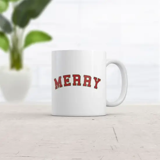 Crazy Dog Merry Mug Funny Novelty Christmas Gift Coffee Cup-11oz image {1}