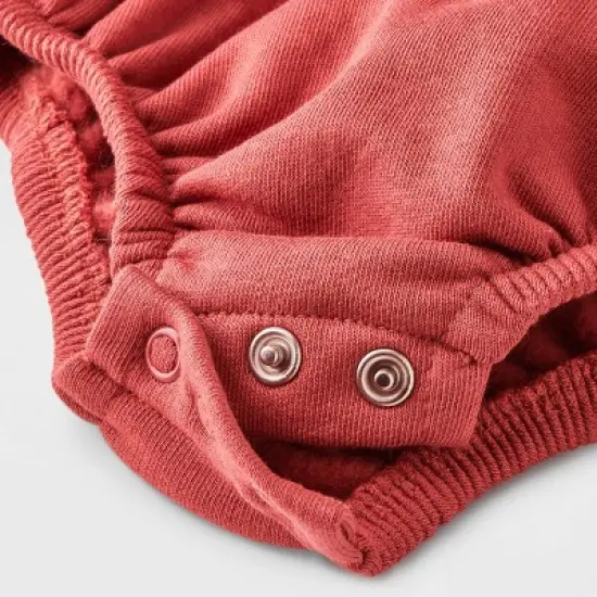 Grayson Collective Baby Bubble Graphic Romper - Red image {2}