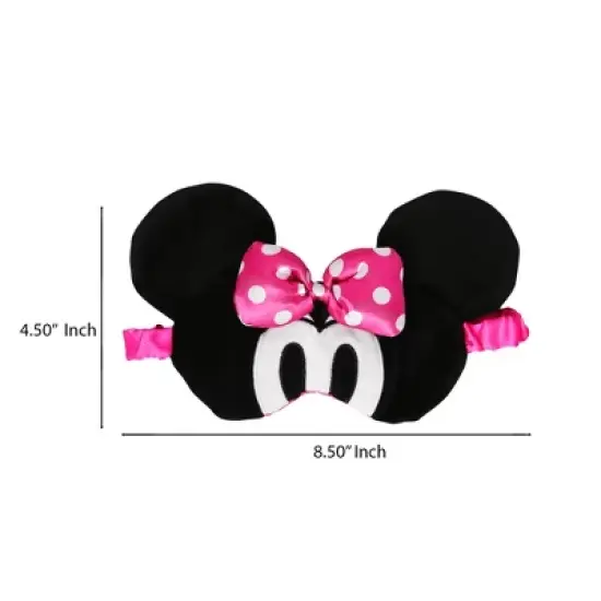 Disney Minnie Mouse Sleep Mask - Soft Plush Eye Cover image {2}