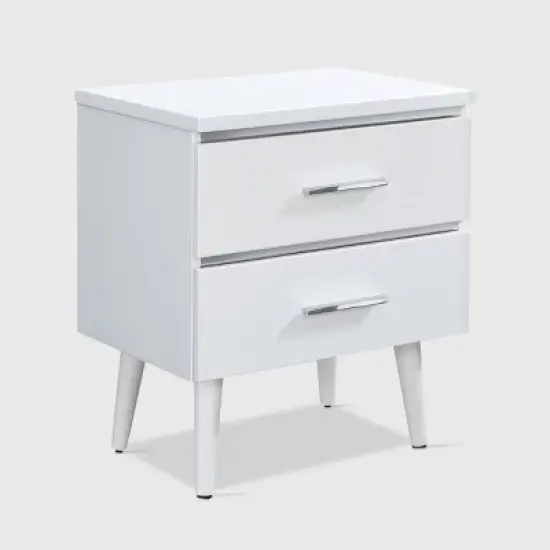 Lennox 2 Drawer Nightstand - Adore Decor image {9}