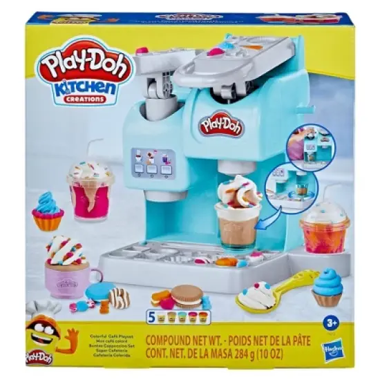 Play-Doh Kitchen Creations Colorful Cafe Kids Kitchen Playset image {1}