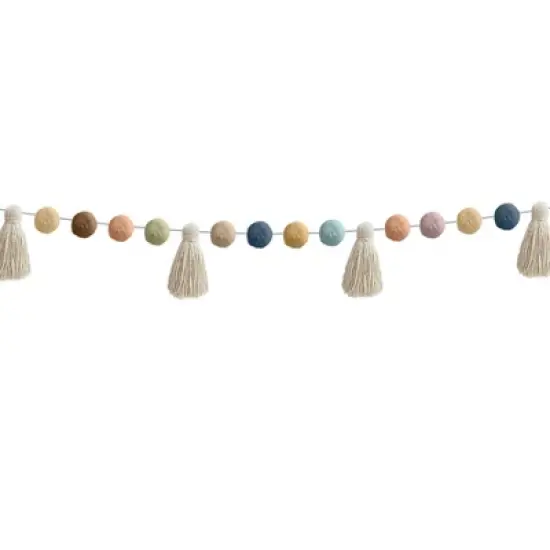 Teacher Created Resources&reg; Everyone is Welcome Pom-Poms and Tassels Garland, Pack of 3 image {2}