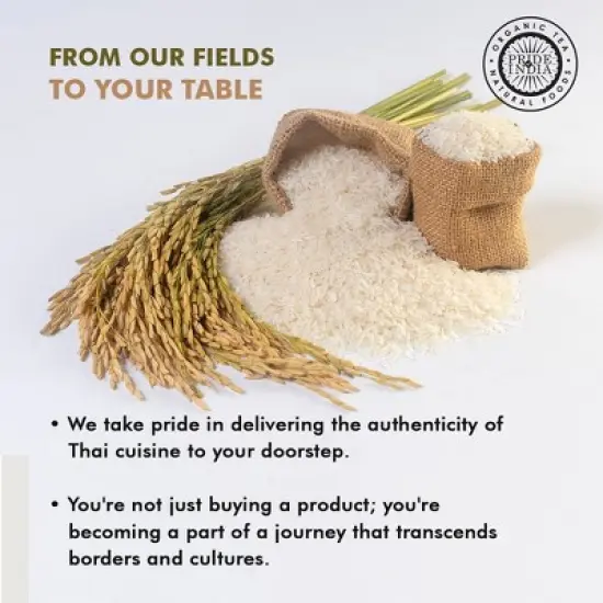 PRIDE OF INDIA Thai White Jasmine Rice image {6}
