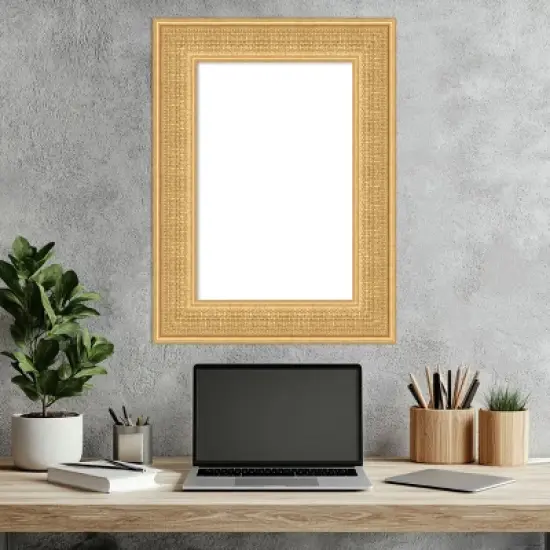Amanti Art Trellis Gold Framed Dry Erase Magnetic Board image {6}