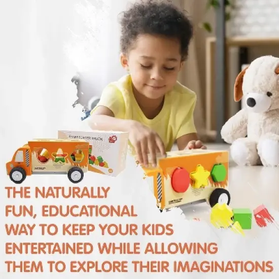 Leo & Friends Shape Sorting Dump Truck image {2}