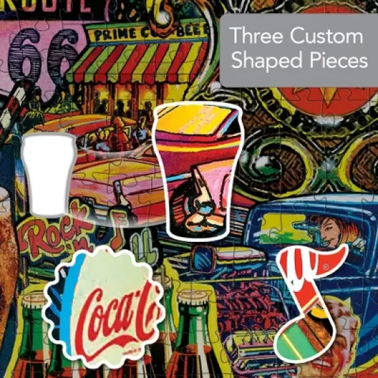 MasterPieces 1000 Piece Jigsaw Puzzle - Coca-Cola Jukebox - 21"x35" image {4}