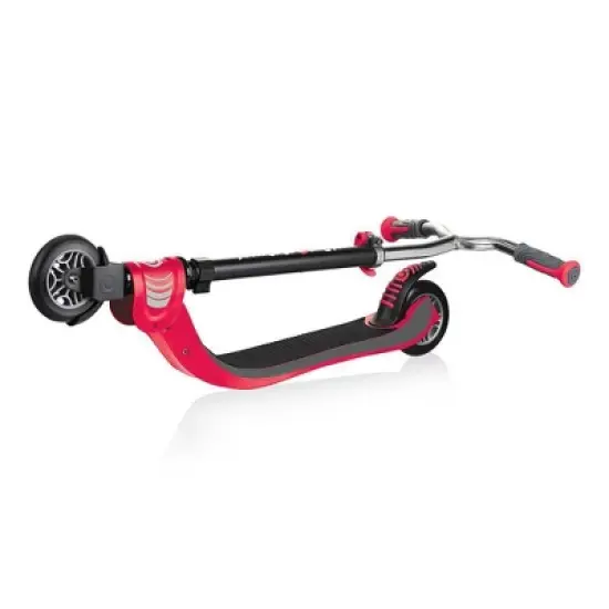 Globber Flow 125 Foldable Kick Scooter - Red image {2}