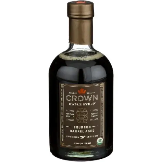 Crown Maple Syrup Bourbon Barrel Aged - Case of 6 - 12.7 fl oz image {1}