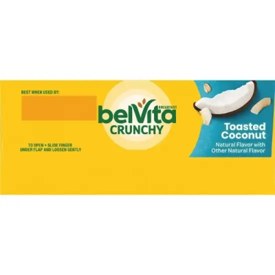 BelVita Toasted Coconut Breakfast Biscuits - 8.8oz/5pk image {12}