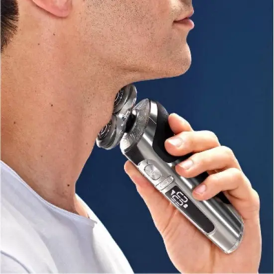 Philips Norelco Series 9860 Wet & Dry Men's Rechargeable Electric Shaver with Qi - SP9860/86 image {3}
