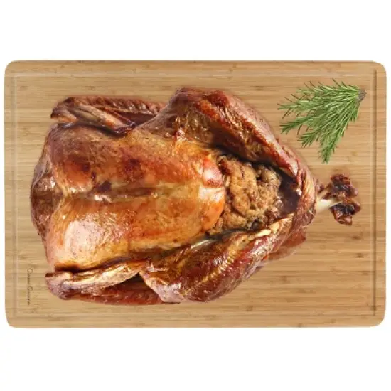 Hastings Home Extra Large Eco-Friendly Bamboo Cutting Board With Juice Groove &ndash; 20" x 14" image {7}