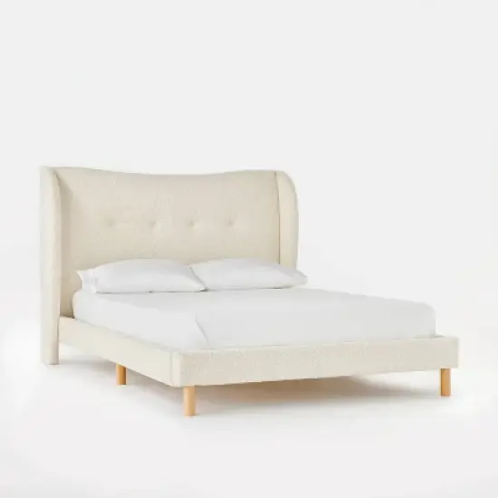 Kessler Bed in Cream Faux Shearling - Threshold&trade; designed with Studio McGee image {9}