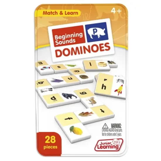 Junior Learning Beginning Sounds Dominoes, 2 Sets image {1}