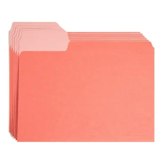 U Brands 24ct Super TabFile Folders - Two Toned image {7}