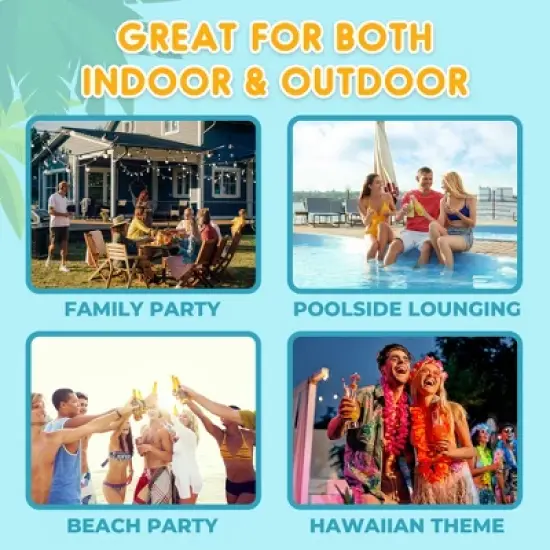 Playbees Inflatable Palm Tree Cooler 28 inch image {5}