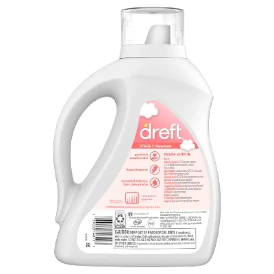 Dreft Liquid Newborn Laundry Detergent - 92 fl oz image {8}