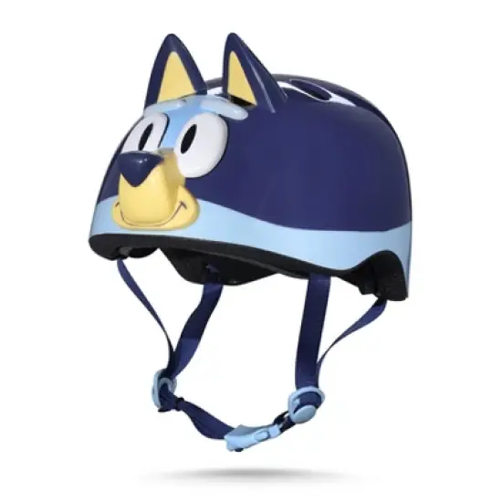 Bluey Microshell Cycling Youth Bike Helmet - Blue S: Vented, Adjustable Strap image {8}