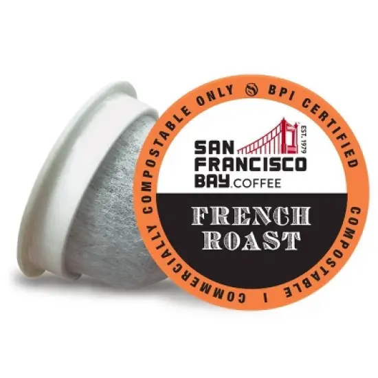 San Francisco Bay Coffee French Roast Dark Roast Coffee - 80ct image {5}