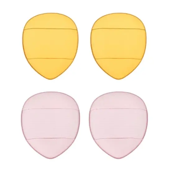 Unique Bargains Fingertip Powder Puff Beauty Makeup Tools 4 Pcs image {9}