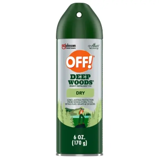 OFF! Deep Woods Mosquito Repellent Bug Spray Aerosol - 6oz image {13}