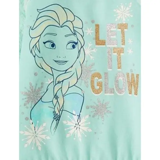 Disney Frozen Elsa Girls Fleece Sweatshirt & Pants  image {4}