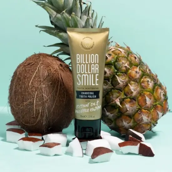 Billion Dollar Smile Charcoal Tooth Polish - 2.53 fl oz image {12}