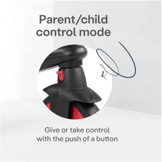 smarTrike STR7 Pushchair, Stroller, and Tricycle for 6-36 Months, With 5-Point Harness, Detachable Canopy, Storage bag, and Removeable Pedals, Red image {4}