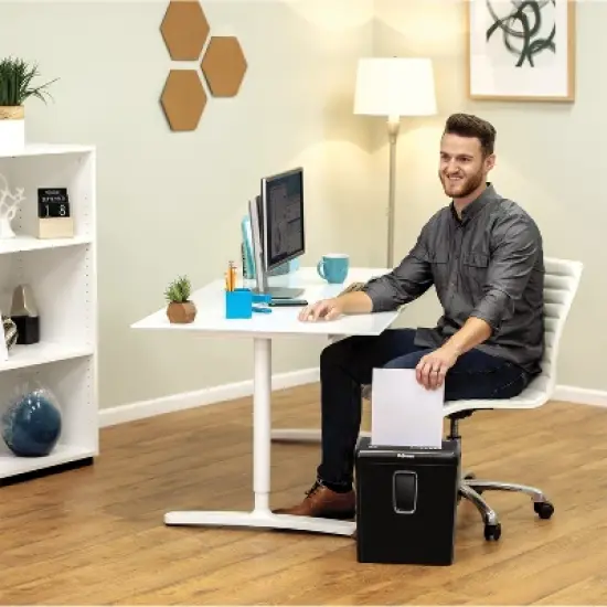 Fellowes&reg; Powershred P30-C Crosscut Shredder in Black image {8}