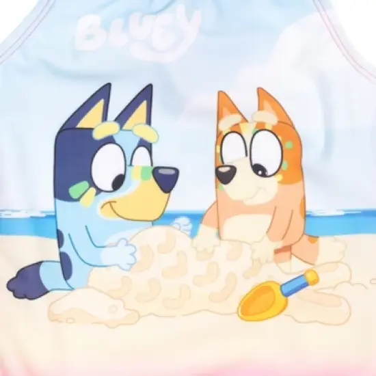 Bluey Bingo Bluey Girls One Piece Bathing Suit Little Kid image {4}