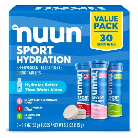 nuun Hydration Sport Drink Dissolving Vegan Tablets - Variety Pack - 30ct image {5}