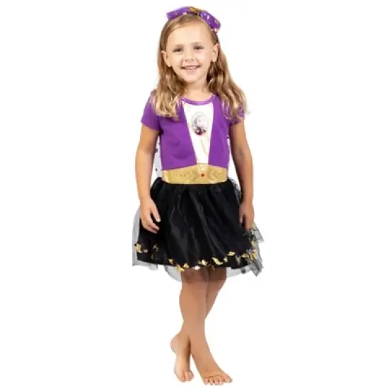 Disney Frozen Princess Anna Girls Cosplay Costume Gown and Headband Toddler  image {8}