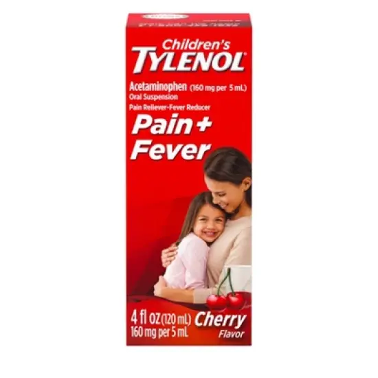 Children's Tylenol Pain + Fever Relief Liquid - Acetaminophen - Cherry - 4 fl oz image {8}