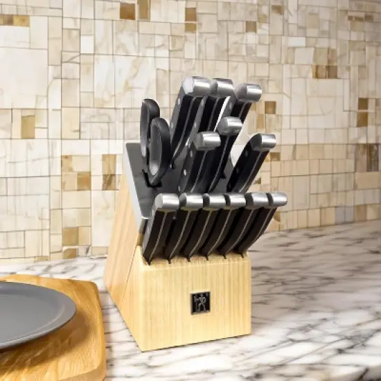 Henckels International Statement 14-pc Self-Sharpening Knife Block Set. - Natural image {5}