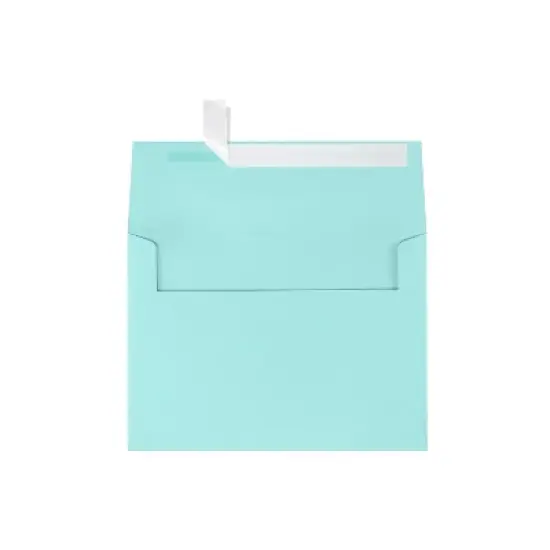 LUX A7 Invitation Envelopes 5 1/4 x 7 1/4 50/Box Seafoam LUX-4880-113-50 image {1}
