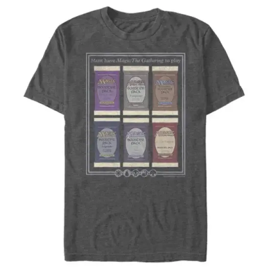 Men's Magic: The Gathering Booster Pack Cards T-Shirt image {3}