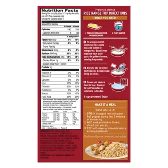 Rice A Roni Rice Pilaf - 7.2oz image {4}